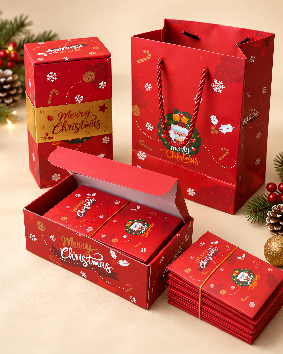 Merry Christmas Überraschungsbox als Gesamtset